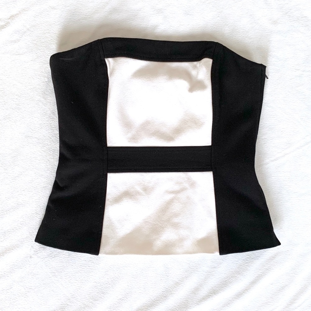 White House Black Market Strapless Top